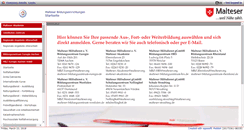 Desktop Screenshot of bildung.malteser.de
